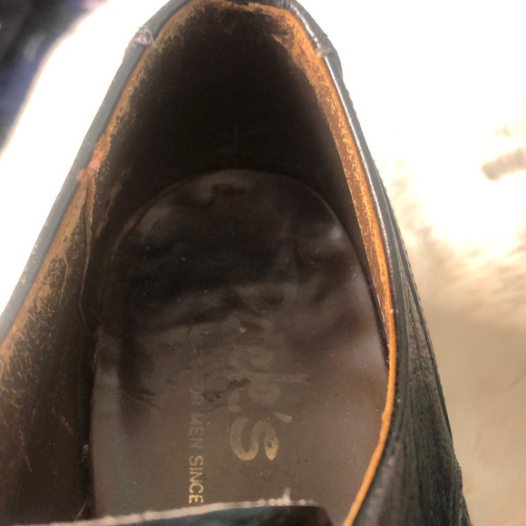 100% genuine camel skin Dack’s Oxford shoes Sz 10 - Picture 14 of 16